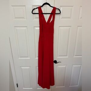 Calvin Klein Red Maxi Dress Size 6